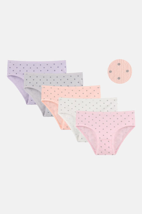 Donella Mädchen-Baumwollslips 5er-Pack 412701