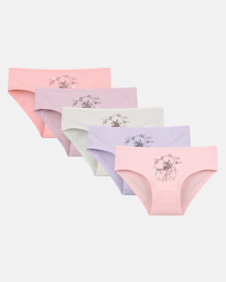 Donella Girls' Briefs 5-Pack 4171PB20