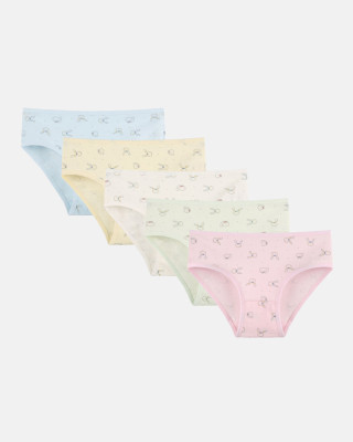 Donella Girls' Briefs 5-Pack 411434