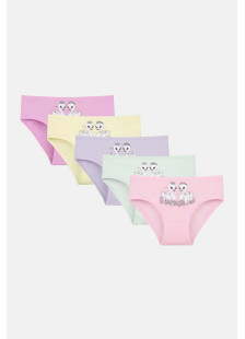 Donella girls' briefs 5-pack 4171PB102