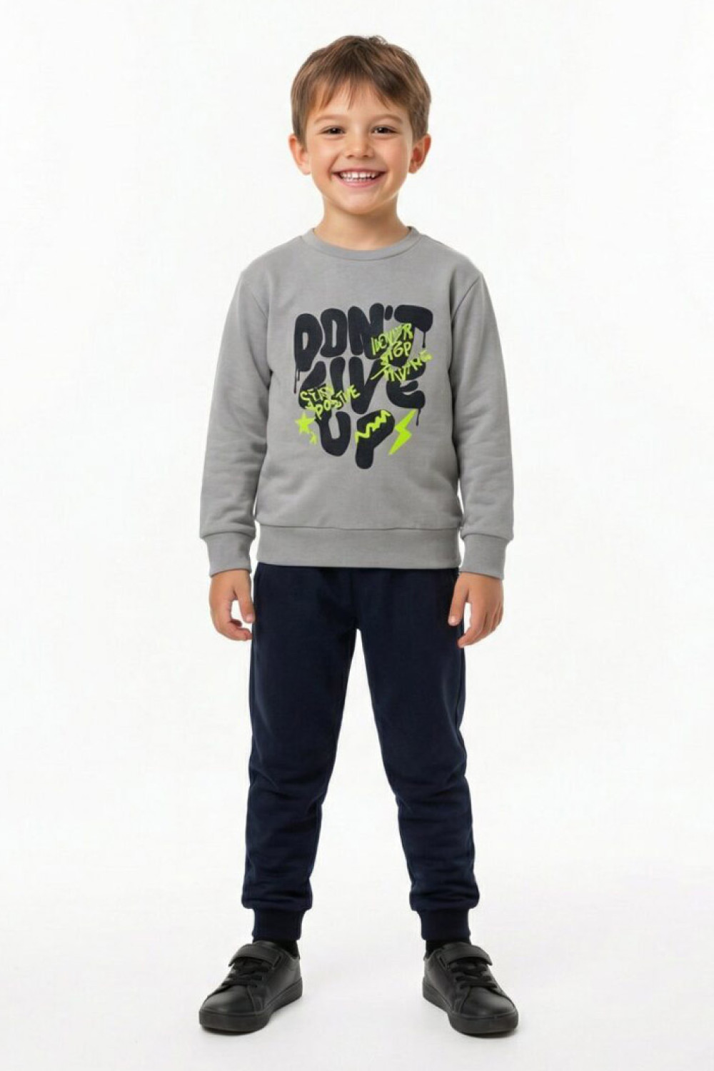 TRAX boys' grey tracksuit set 49309