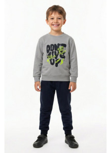 TRAX boys' grey tracksuit set 49309