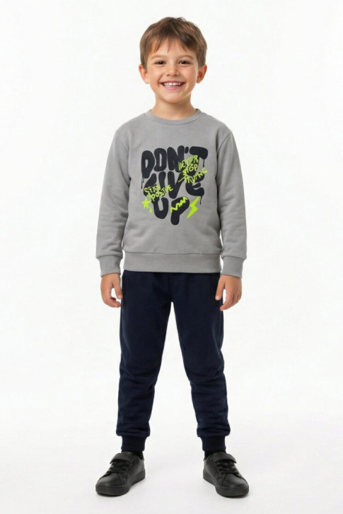 TRAX Boys' Tracksuit Set 49309 Grey