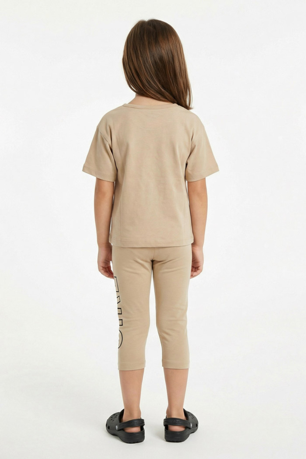 TRAX girls' beige summer set 49116