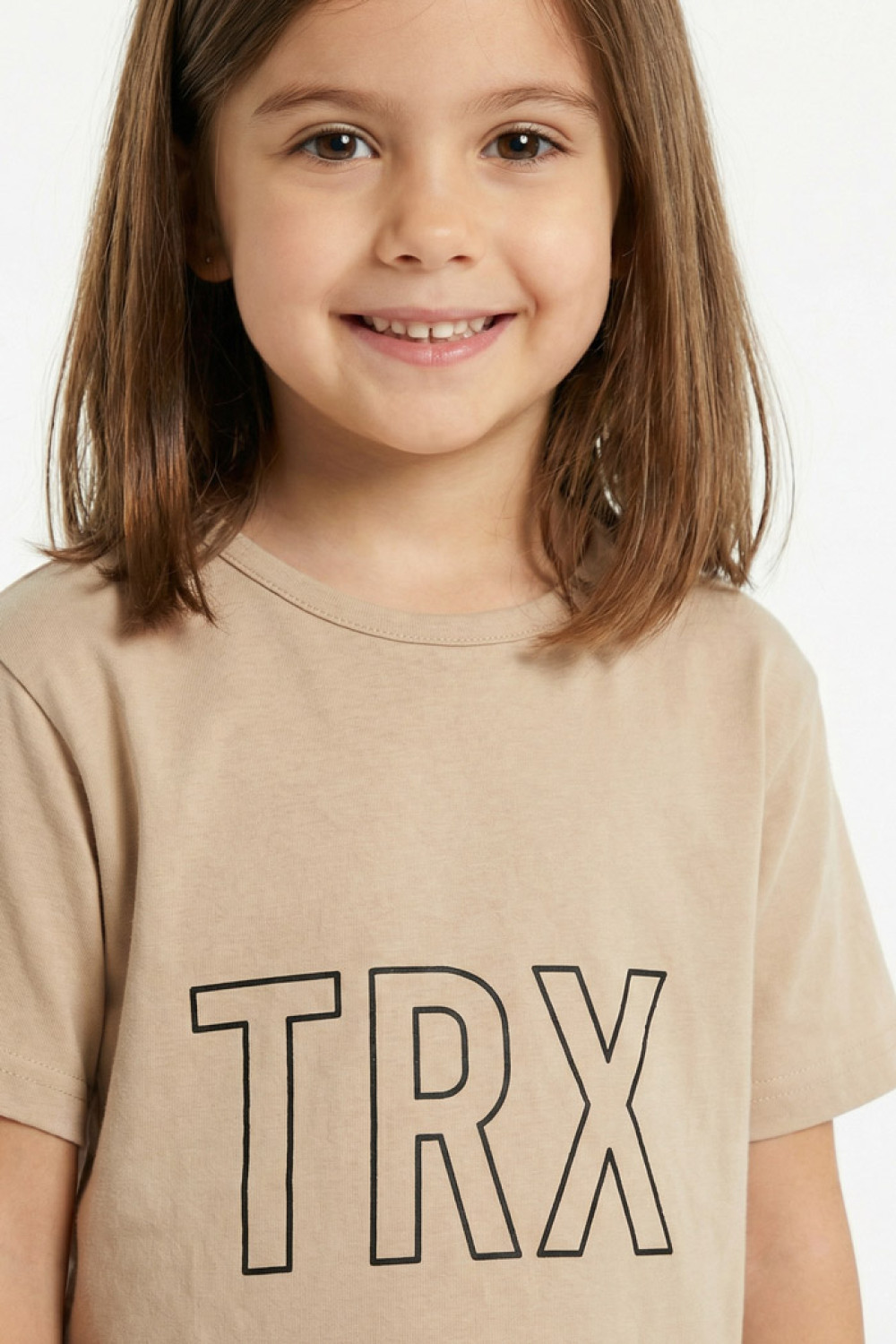 TRAX girls' beige summer set 49116
