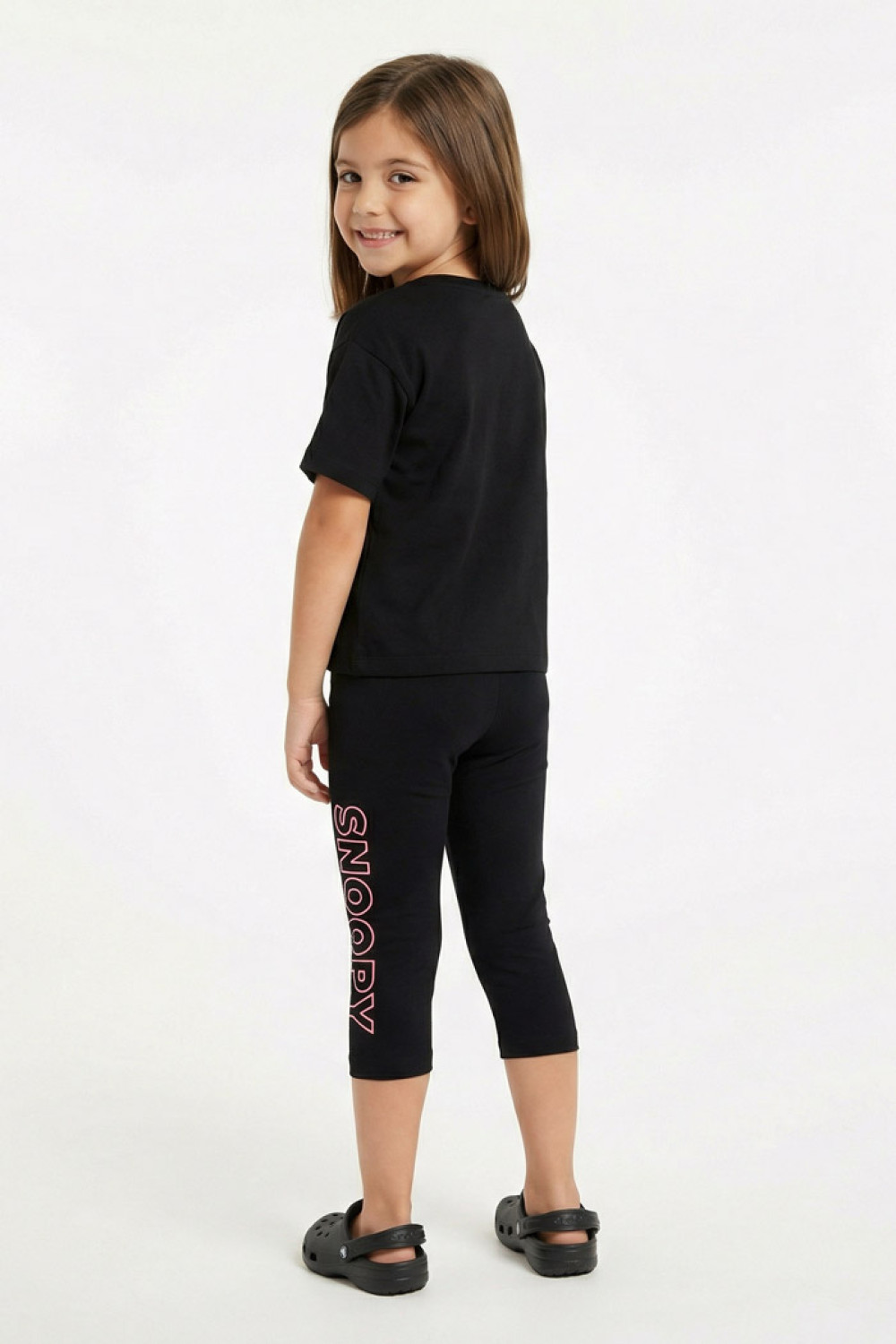 TRAX girls' black summer set 49116-2