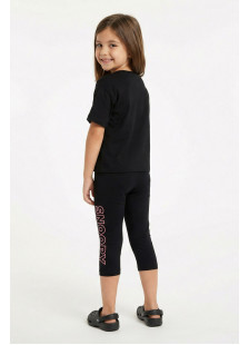 TRAX girls' black summer set 49116-2