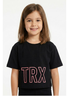 TRAX girls' black summer set 49116-2