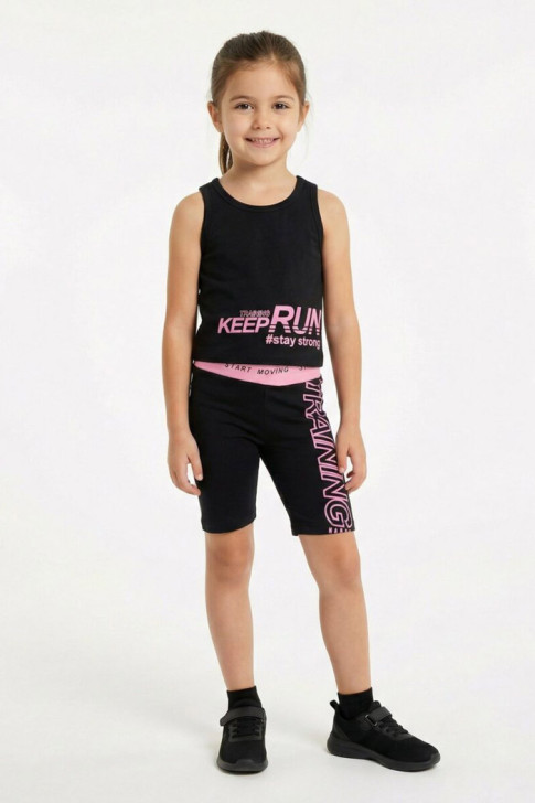 TRAX Girls' Sleeveless Summer Set 49129 Black