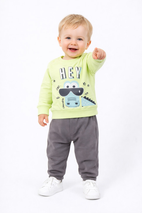 TRAX Baby Boys’ Winter Tracksuit Set 47067 – Lime Green