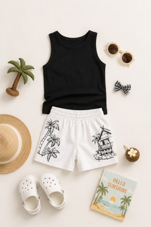 TRAX Girls’ Summer Set 49135 – Black