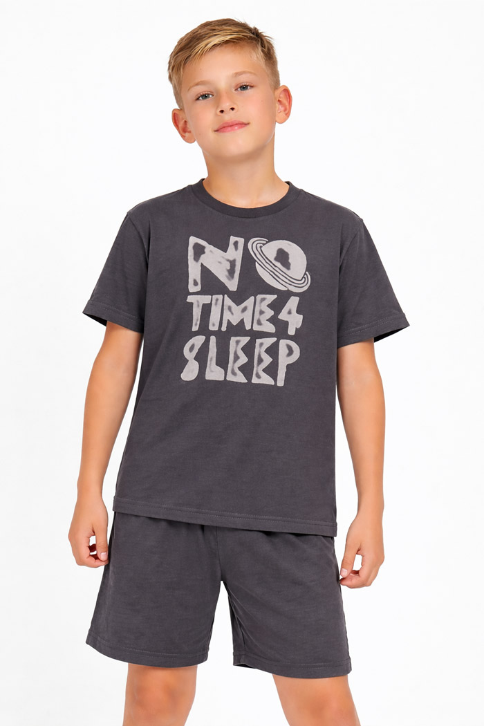 TRAX Boys’ Summer Pyjamas 49390 – Anthracite