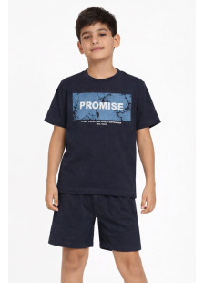 TRAX boys' navy summer pyjamas 49391