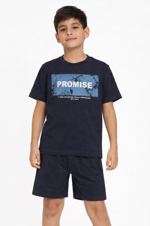 TRAX Boys' Summer Pyjamas 49391 Navy
