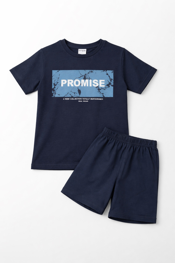 TRAX boys' navy summer pyjamas 49391