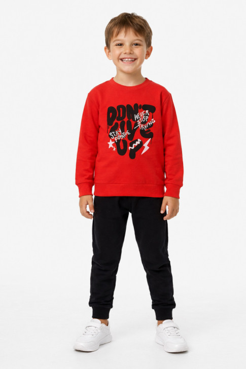 TRAX Boys' Tracksuit Set 49309-2 Red