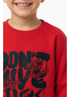 TRAX boys' red tracksuit set 49309-2