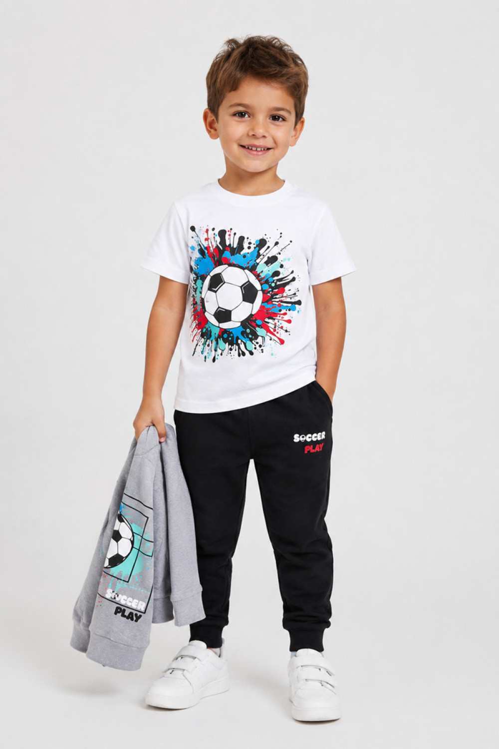 TRAX boys' three-piece tracksuit set 49444