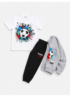 TRAX boys' three-piece tracksuit set 49444