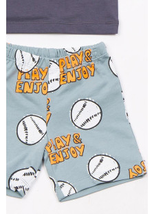 TRAX baby boys' charcoal set with hat 49052