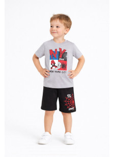 TRAX grey boys' summer set 49447