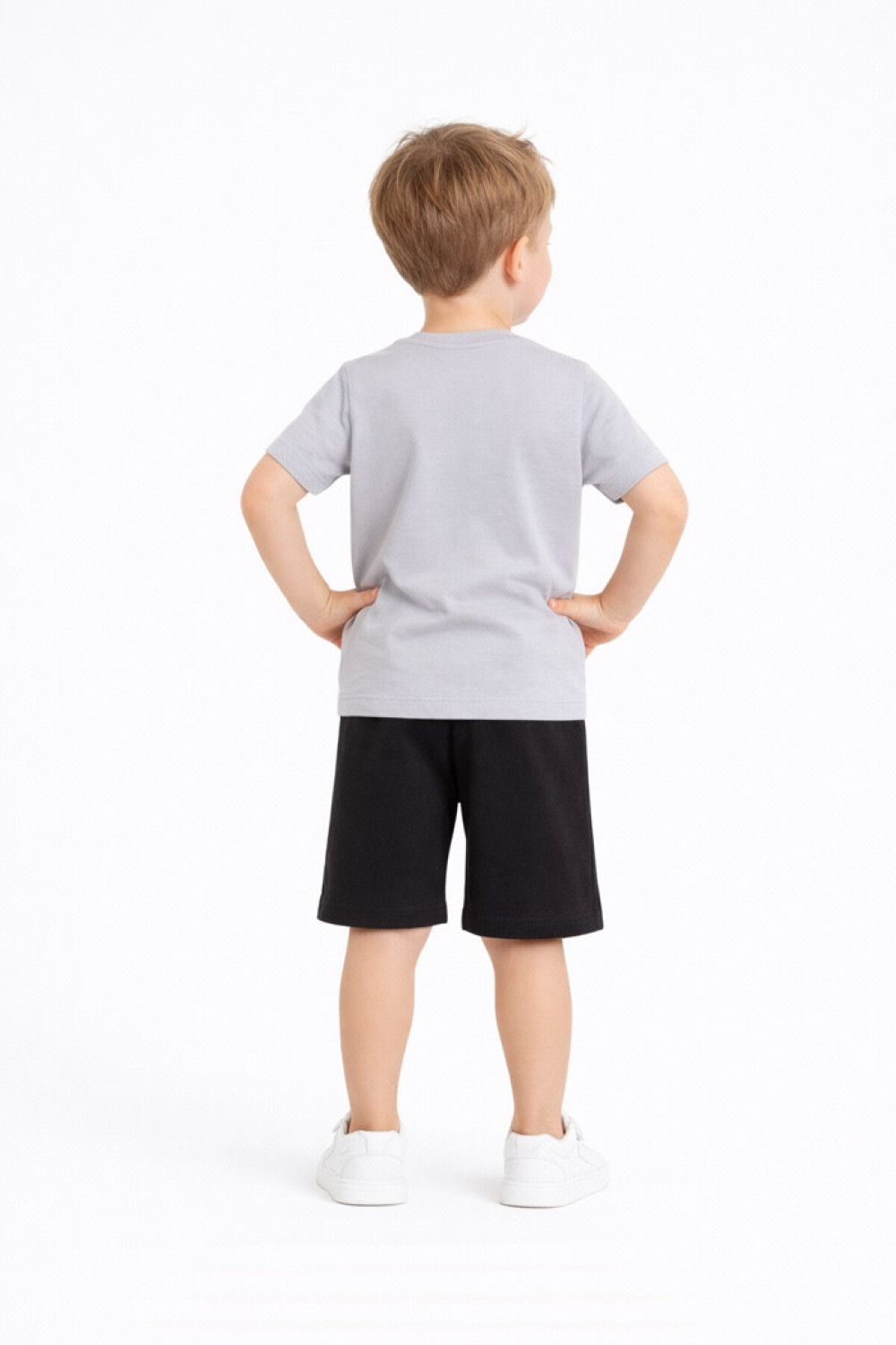 TRAX grey boys' summer set 49447