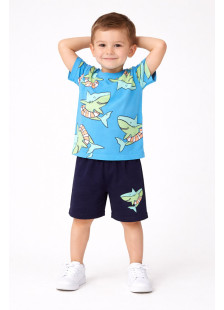 TRAX light blue boys' summer set 49418