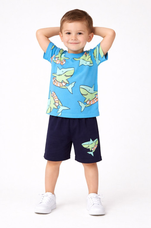 TRAX Boys' Summer Set 49418 Light Blue