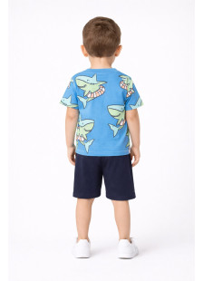 TRAX light blue boys' summer set 49418
