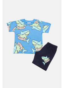 TRAX light blue boys' summer set 49418