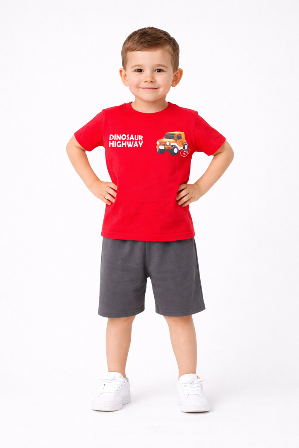 TRAX red boys' summer set 49421