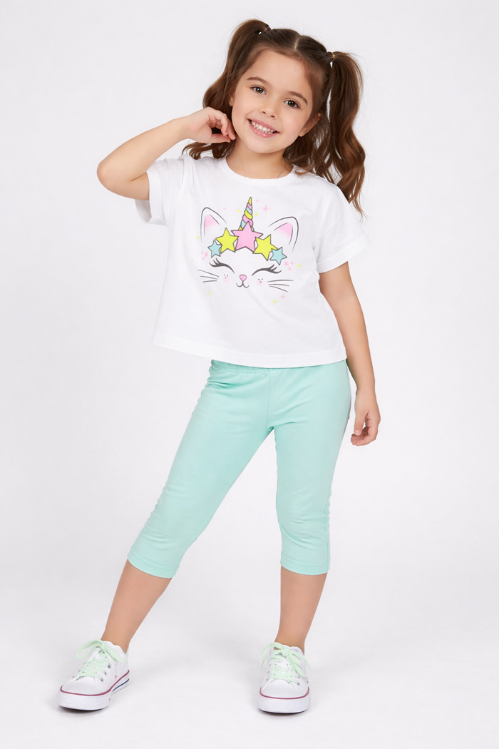 TRAX Girls' Summer Set 49212 – White