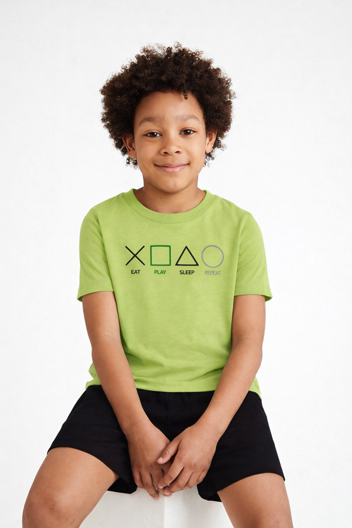 Pretty Baby Boys' Pyjamas 63058 – Lime Green