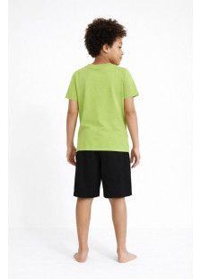 Pretty Baby lime green boys' pyjamas with short-sleeved top and shorts