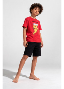 Red Pretty Baby boys' pyjamas with short-sleeved top and shorts