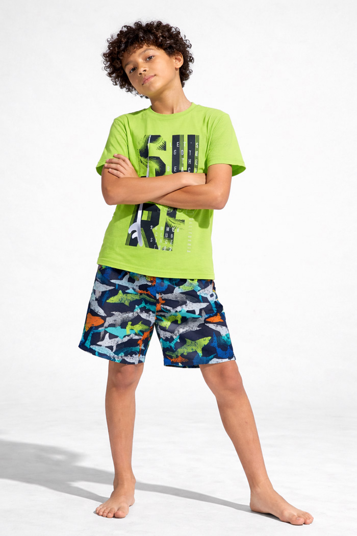 Pretty Baby Boys' Pyjamas 63063 – Lime Green