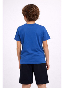 Royal blue Pretty Baby boys' pyjamas with short-sleeved top and shorts