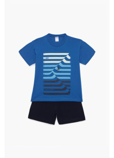 Royal blue Pretty Baby boys' pyjamas with short-sleeved top and shorts