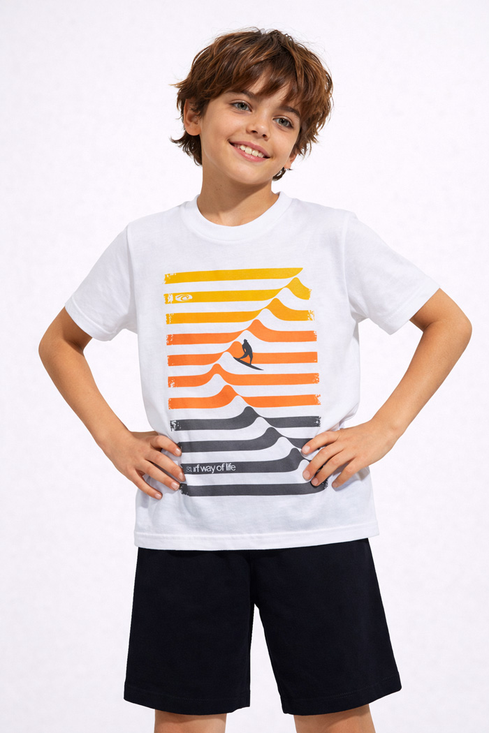 Pretty Baby Boys' Pyjamas 63064-2 – White