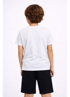White Pretty Baby boys' pyjamas with short-sleeved top and shorts