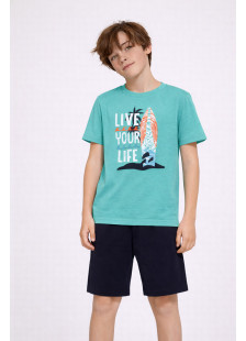 Pretty Baby boys’ light turquoise pyjama set 63068