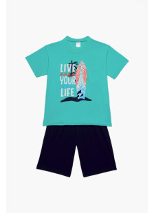 Pretty Baby boys’ light turquoise pyjama set 63068