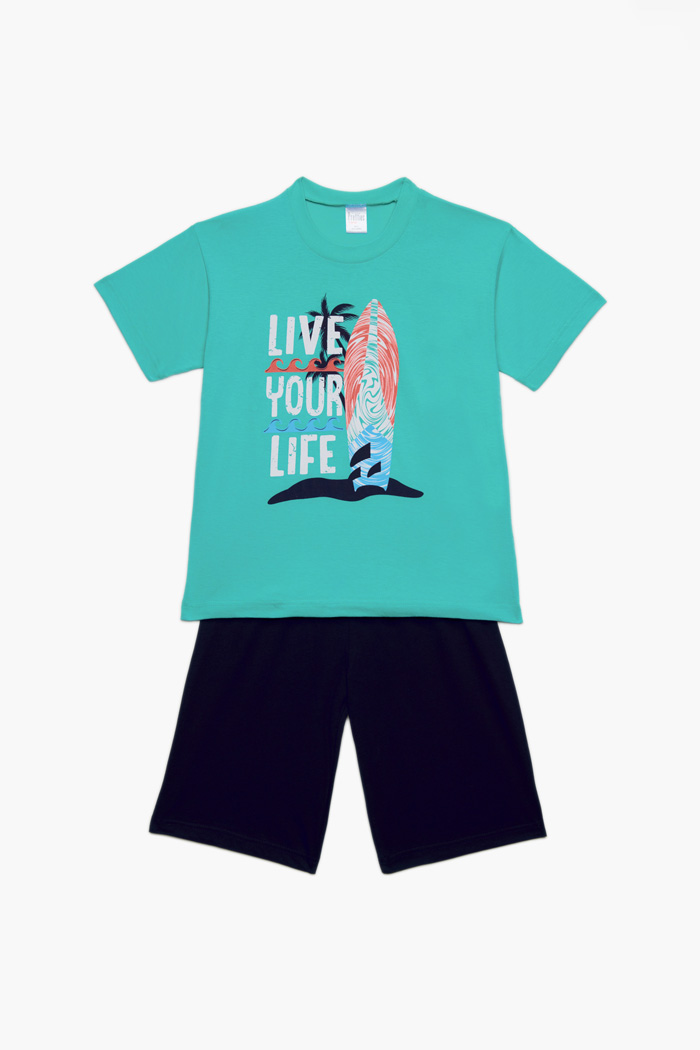 Pretty Baby boys’ light turquoise pyjama set 63068
