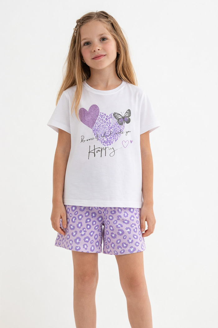 Pretty Baby Girls’ Pyjamas 63166-2 White
