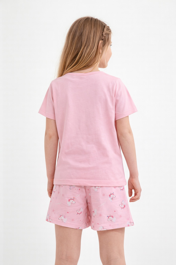 Pretty Baby girls’ pink unicorn pyjama set 63172