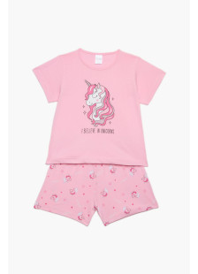 Pretty Baby girls’ pink unicorn pyjama set 63172