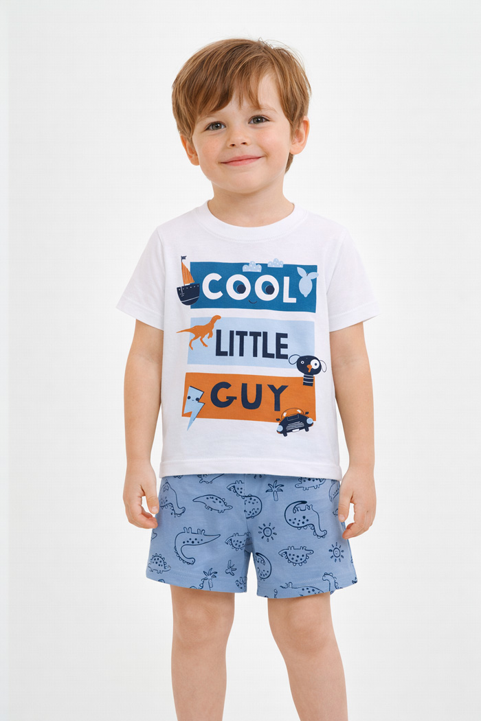 Pretty Baby Boys’ Pyjamas 65394-2 White