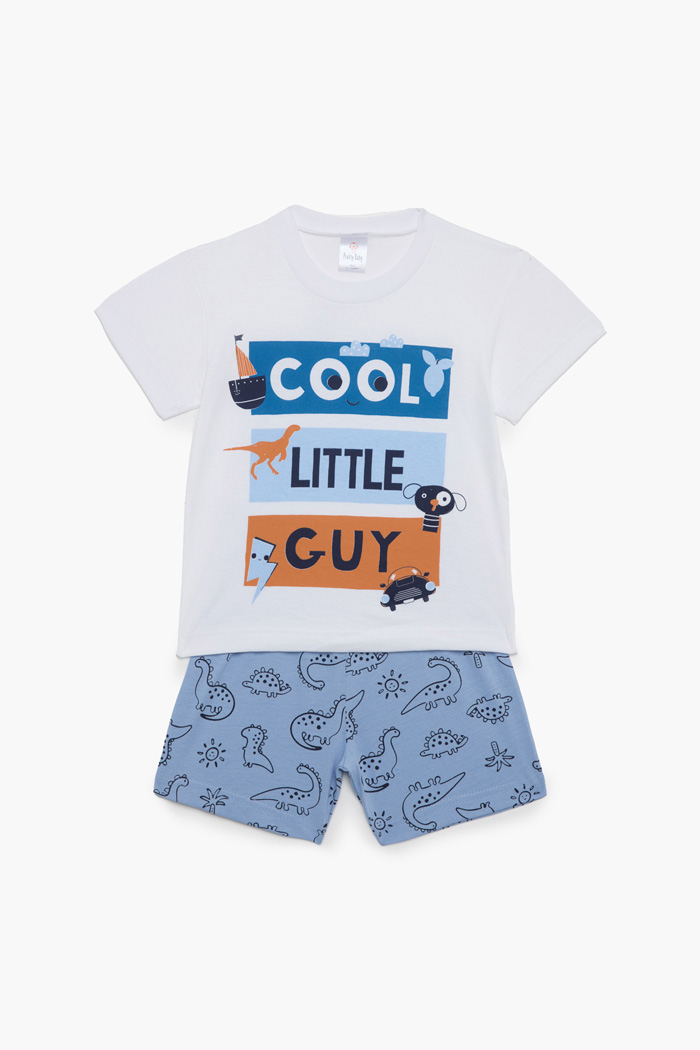 Pretty Baby boys’ white pyjama set 65394-2