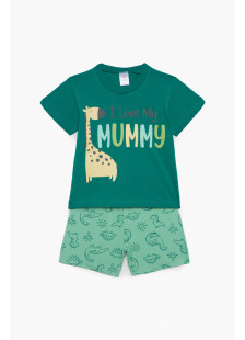 Pretty Baby boys' green pyjama set 65395