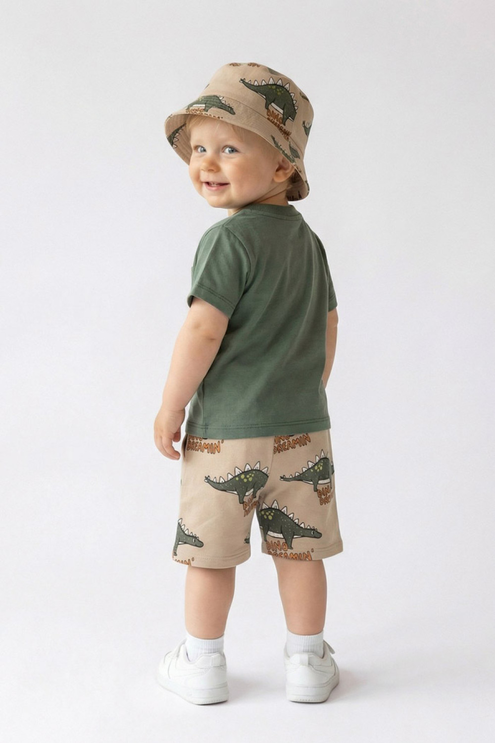 TRAX khaki baby boys' set with hat 49051